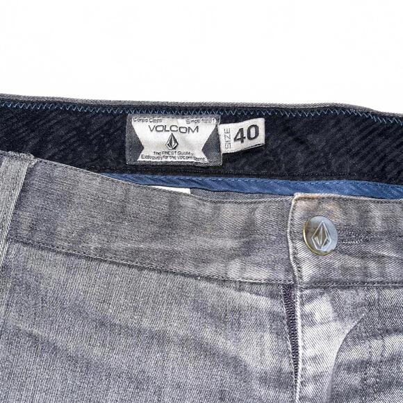 Volcom Size 40 Men’s Frickin Modern Chino Skate Shorts. Perfectly Faded Gray - Picture 4 of 8